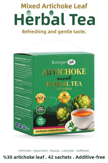 Artichoke Leaf Mixed Herbal Tea Herbal Tea 42-Pack Filtered Bags