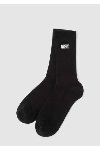 Embroidered Black Socks 1914218-900