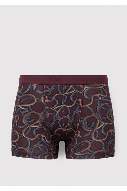 Baskılı Bordo Boxer 0912475-70422