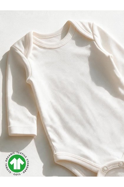 Gots Certified Organic Baby Snap-On Bodysuit