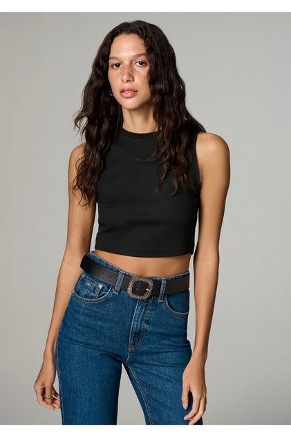 Black Crop Athlete Crop / Short Cut 1613982-900