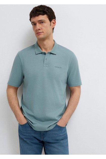 Green Polo T-Shirt Regular Fit / Normal Cut 0611837-70118