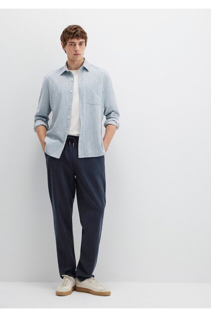 Navy Blue Jogger Trousers 0010168 -83699