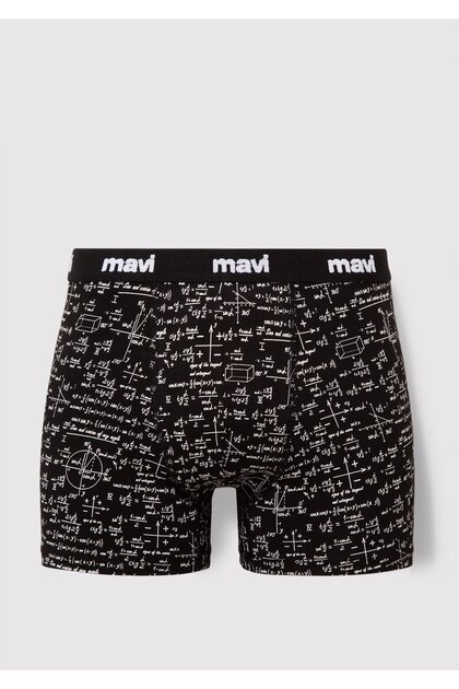 Printed Black Boxer 0910049-85857
