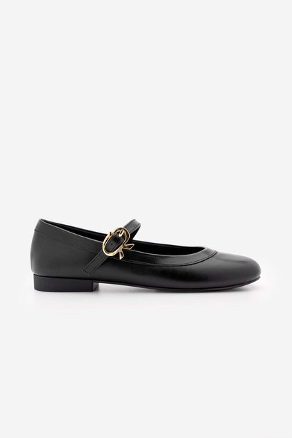 Women's Buckle Ballerina Meladi Black