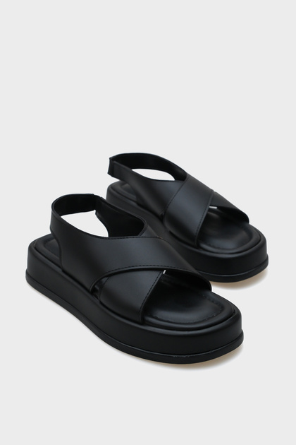 Dena Wedge Heeled Cross Strap Women's Sandals
