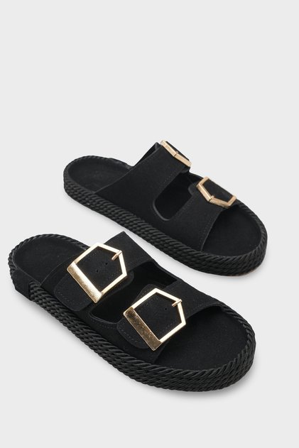 Keslie Metal Buckle Pack Comfort Women's Slipper