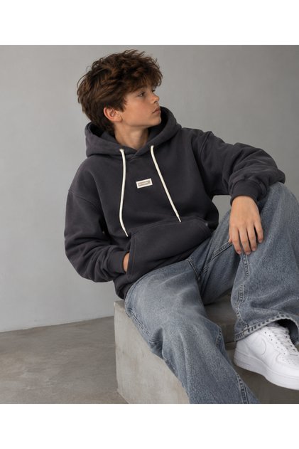 Boy's Oversized Hooded Sweatshirt