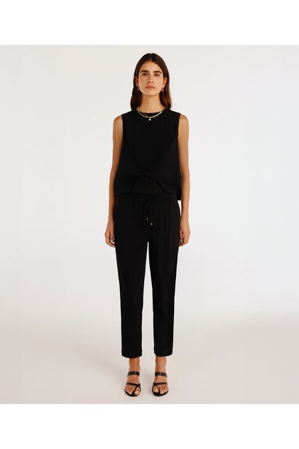 Tie Waist Detailed Trousers