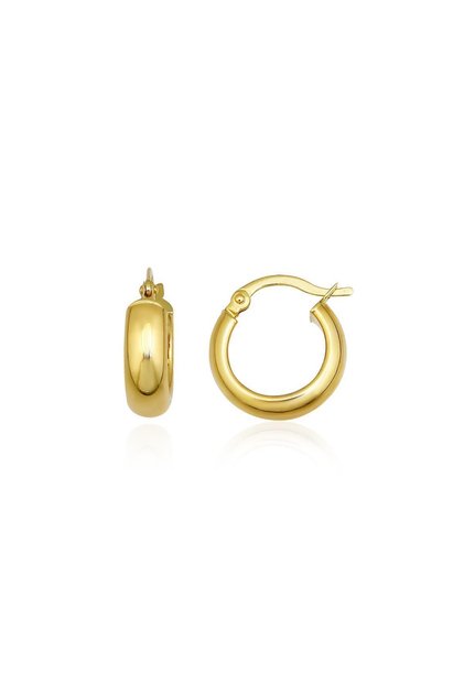 14 Ayar Altın Mini Halka Küpe 1.3 Cm