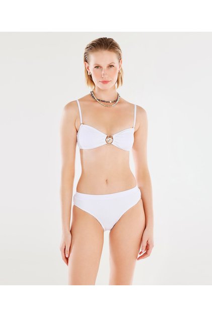 Yaka Detaylı Bikini Üst