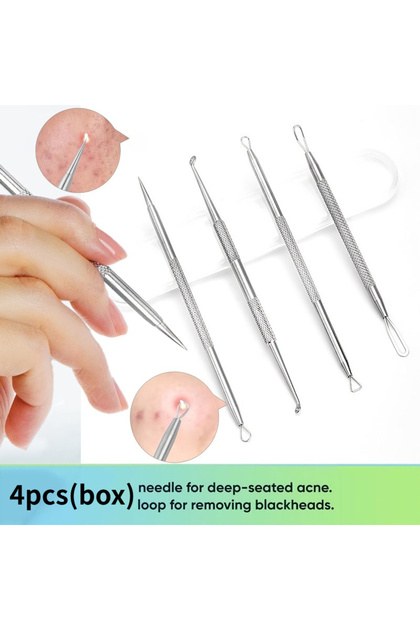 4pcs 4pcs Removing Blackheads Includes Needles for And Black Spots, Ideal for Women'S Skincare,Beaut