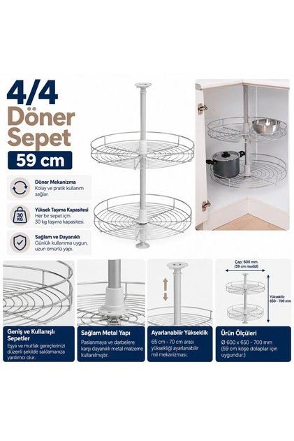 4/4 Doner Sepet 59 cm