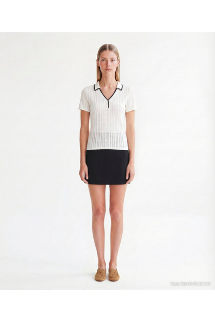 Regular V-Neck Short Sleeve T-Shirt