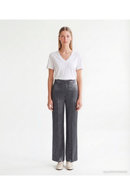 Straight High Waist Pants