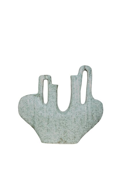 Soyut Formlu Sırlı Seramik Dekoratif Obje(8x32x29 Cm)