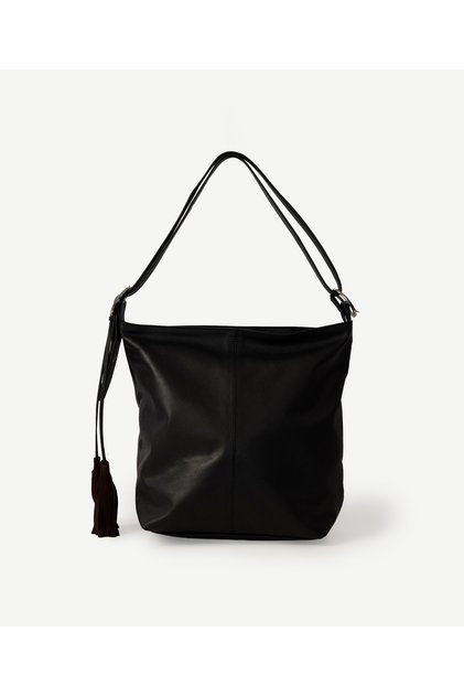 Leather Crossbody Bag with Adjustable Handle