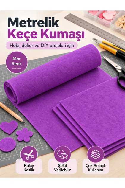 Meterage Thin Felt Fabric Felt 1 mm Activity Felt Colorful Felt Handicraft Felt 1 Meter (100Cmx100Cm)