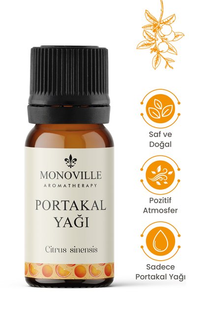 Orange Essential Oil 10 ml 100% Pure and Natural (Orange Essantial Oil)