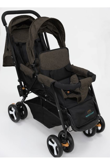 Stylish Baby Stroller Double Seat Twin Adjustable Seats And Complete Lay Down Foldable