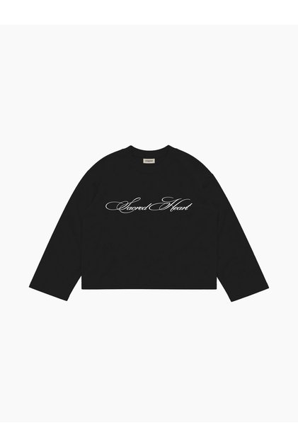 Sacred Heart Uzun Kollu T-Shirt