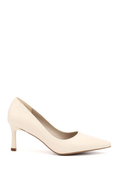 Women's Leather Pointed Toe Thin Heeled Stiletto