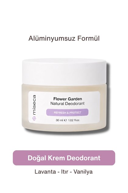 Doğal Krem Deodorant Flower Garden 30 ml | Lavanta Itır Vanilya