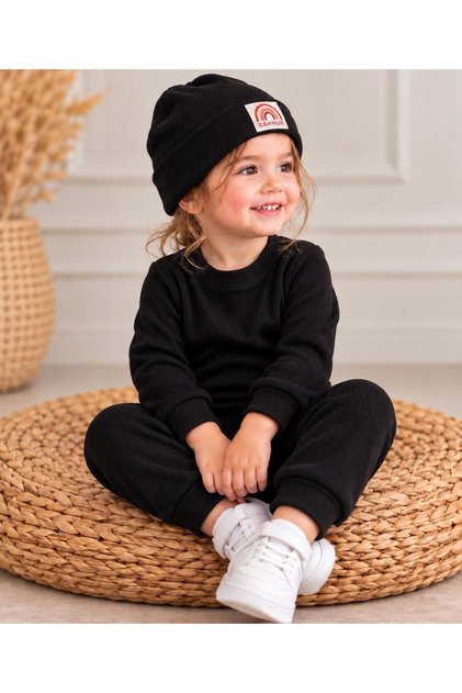 BEBEK ÇOCUK BERELi ALT ÜST UNiSEX TAKIM SET Kreş Eşofman TAKIM ESNEK