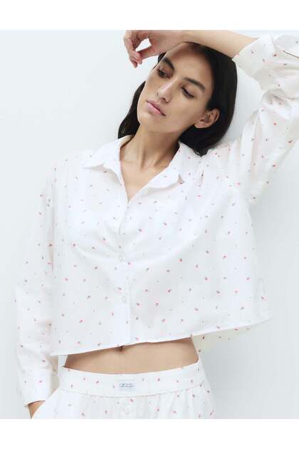Desenli Pijama Üstü