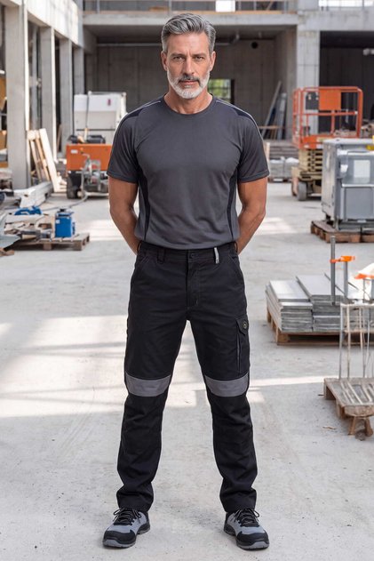Max Eco Stretch Trousers Black
