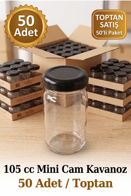 50 Pieces 105 ml Glass Jars with Metal Lids 105 Cc Small Sample Jam Honey Shot Wholesale Glass Jars