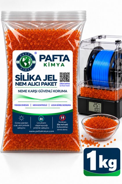 1 Kg. Turuncu Silika Jel 1 Adet