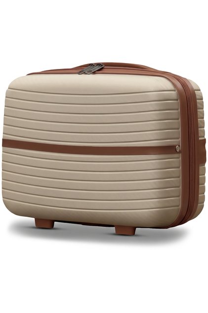 Hard Shell Travel Makeup Case, Unbreakable PP Material, Lightweight, Beauty Organizer, Cosmetic Storage Bag with Handle