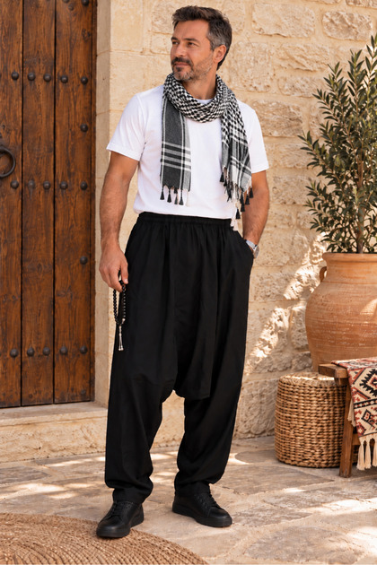 Men's Shalwar Kameez for All Seasons with Elastic Waist, Local Custom Made