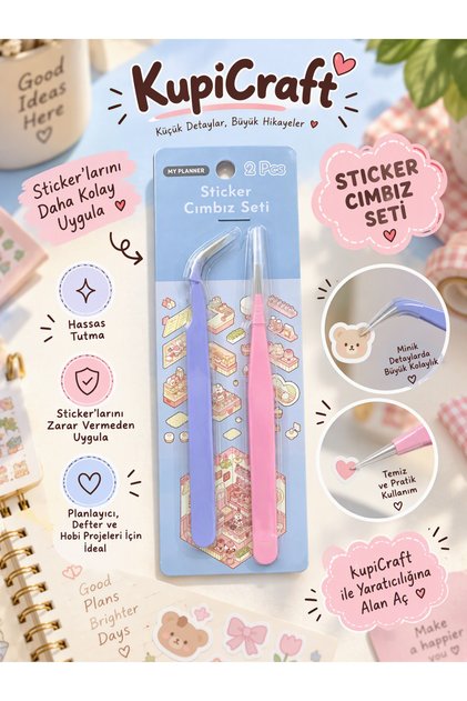 Sticker Cımbız Seti
