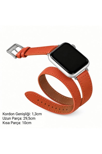 Hermes Watch Band Double Tour Apple Watch Apb0755O-42 mm and 42/44/45/49 mm Compatible