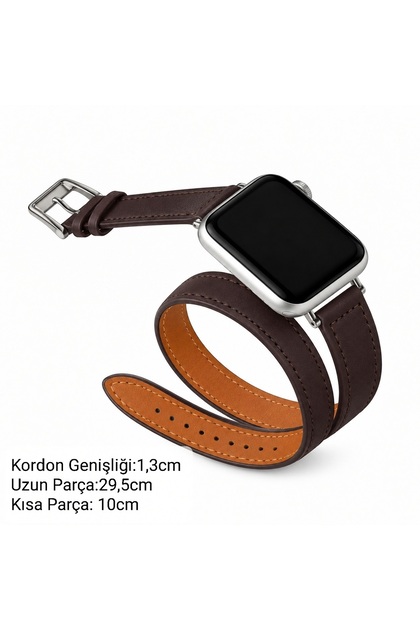 Hermes Watch Band Double Tour Apple Watch Apb0755O-42 mm and 42/44/45/49 mm Compatible