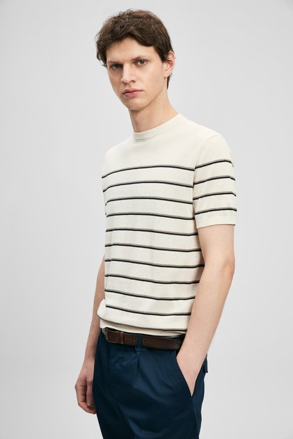 Daniel Men's Cotton Piece Sweater Set Off-White