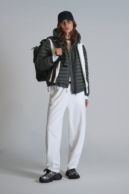 Ida Knitted Women's Sweatpants Ecru