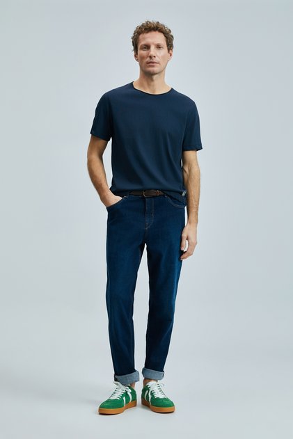 Junya Men's Basic T-Shirt Navy