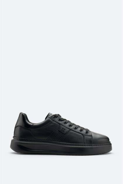 Men's Black 100% Leather Shoes A62Y8026