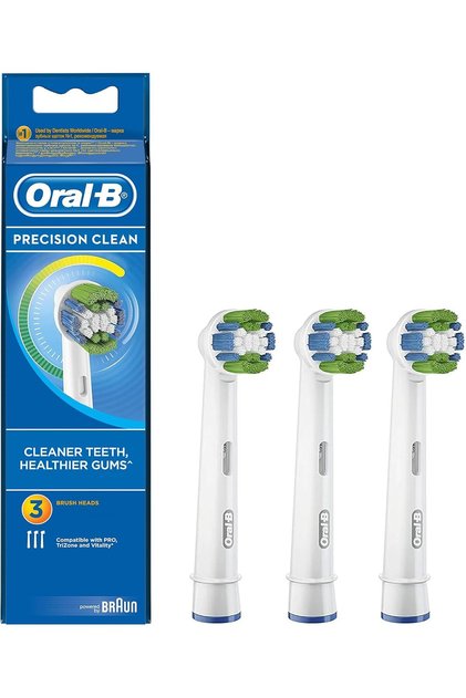 Oral B Precision Clean EB 20 Replacement Heads For Toothbrush (Replacement Brush Head) 3 pc