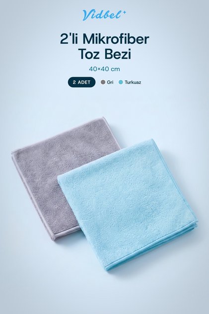 2-Pack Premium Ultrafiber Dusting Cloth