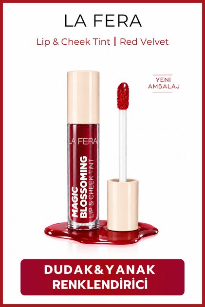 Lip & Cheek Tint - Red Velvet Tint (DUDAK&YANAK RENKLENDİRİCİ TİNT)