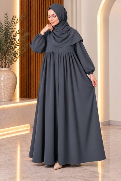 Ferace Fermuarlı Mina Model 4 Mevsim