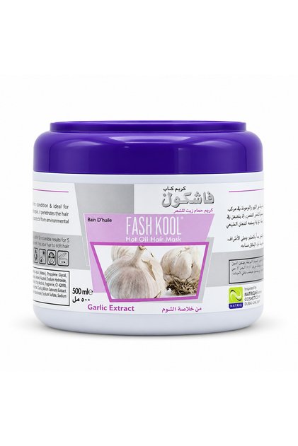 فاشكول حمام زيت بخلاصة الثوم 500 مل