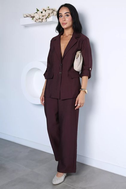 Women's Jacket and Pants Two-Piece Set