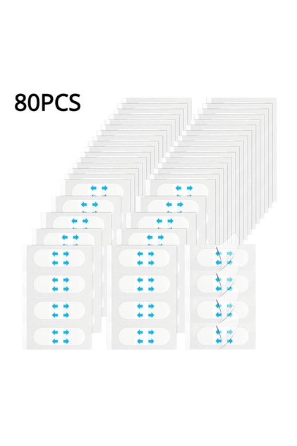80pcs 80pcs Invisible V Face Lifting Patches Facial Slimming Firming Stickers for Forehead, Neck & C