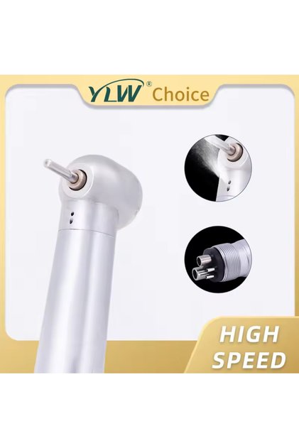 4hole High Speed Dental Fast Speed Handpiece Water Spray Push Button B2/M4 Air Tubrine Dentist Equip