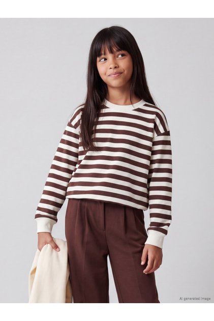 Timeless Clothing & Timeless Choices Striped Girls' Sweatshirt